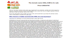 Desktop Screenshot of iodl.com